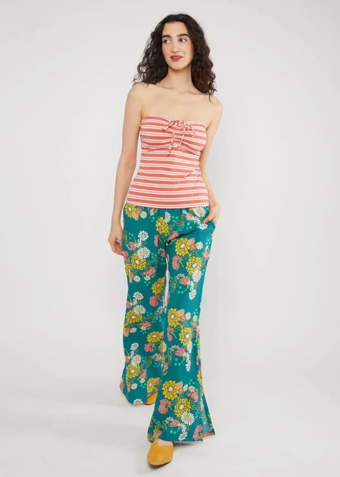Blutsgeschwister Tube Top Summertime Tube Red Women Tops
