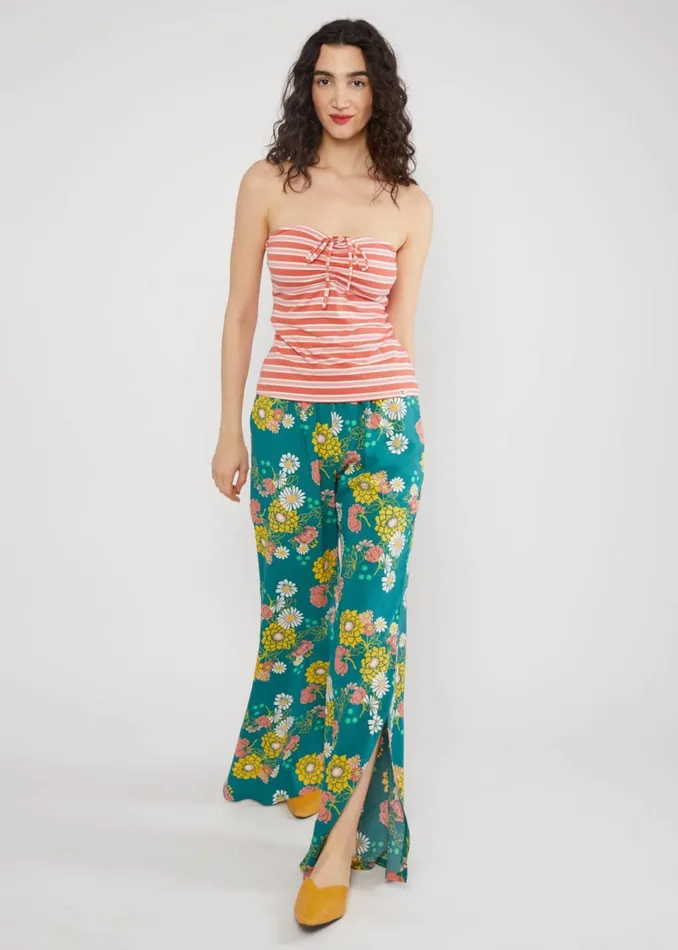 Blutsgeschwister Tube Top Summertime Tube Red Women Tops