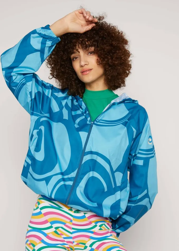 Blutsgeschwister Ultralight Windbreaker Easy Breezy Blue Women Active Wear