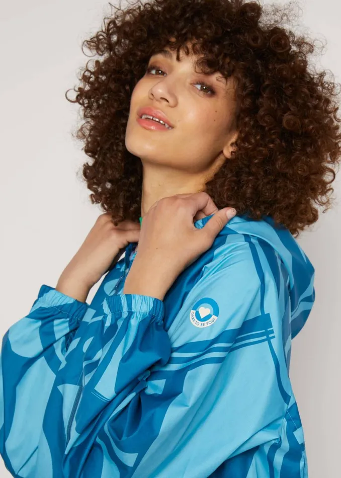Blutsgeschwister Ultralight Windbreaker Easy Breezy Blue Women Active Wear