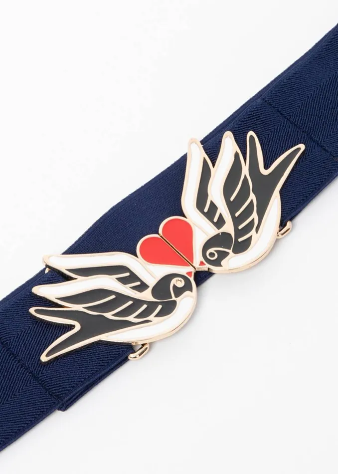 Blutsgeschwister Waist Belt Swallowmania Love Blue Women Other Accessoires