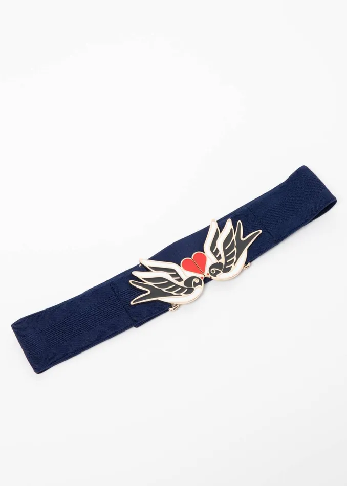 Blutsgeschwister Waist Belt Swallowmania Love Blue Women Other Accessoires