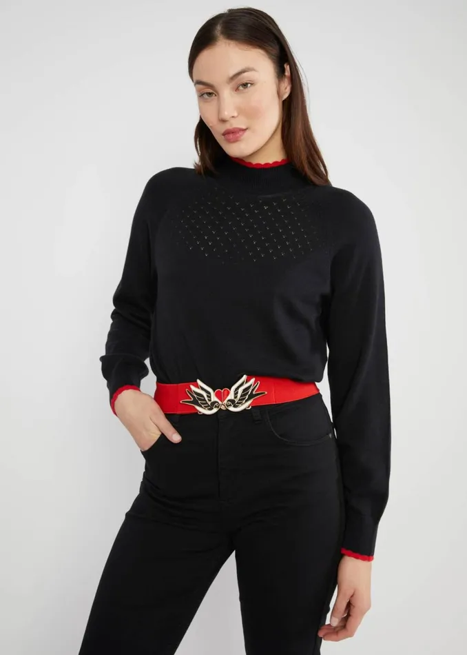 Blutsgeschwister Waist Belt Swallowmania Love Red Women Other Accessoires