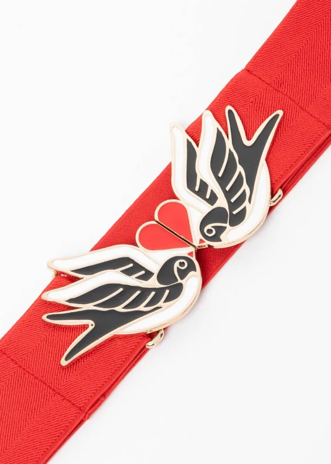 Blutsgeschwister Waist Belt Swallowmania Love Red Women Other Accessoires