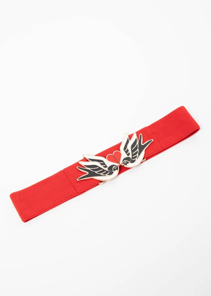 Blutsgeschwister Waist Belt Swallowmania Love Red Women Other Accessoires