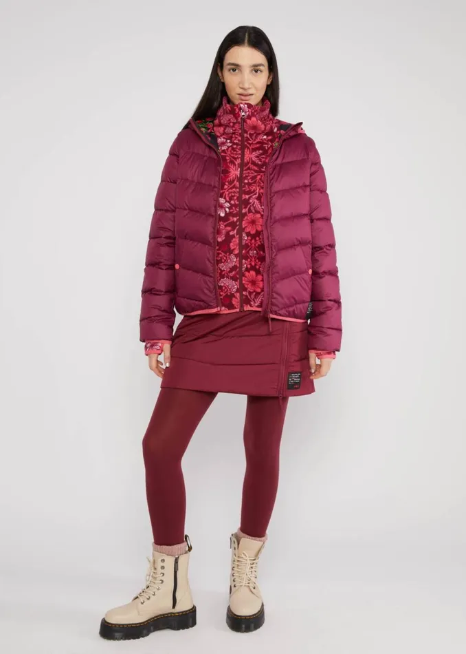 Blutsgeschwister Winter Skirt No Down Zip039n039zap Red Women Skirts