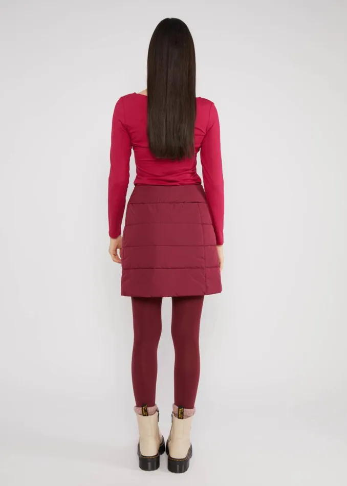 Blutsgeschwister Winter Skirt No Down Zip039n039zap Red Women Skirts