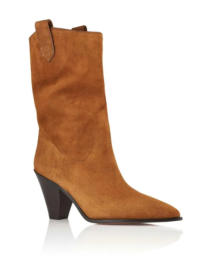 Boogie Cowboy Bootie 70 Brown Women Aquazzura Booties Boogie Cowboy Bootie 70 Brown Women Aquazzura Booties