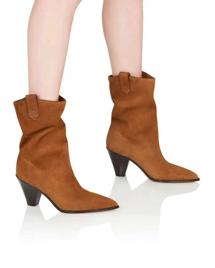 Boogie Cowboy Bootie 70 Brown Women Aquazzura Booties Boogie Cowboy Bootie 70 Brown Women Aquazzura Booties