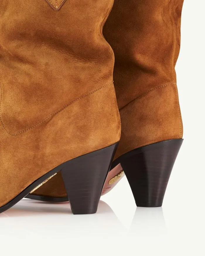 Boogie Cowboy Bootie 70 Brown Women Aquazzura Booties Boogie Cowboy Bootie 70 Brown Women Aquazzura Booties