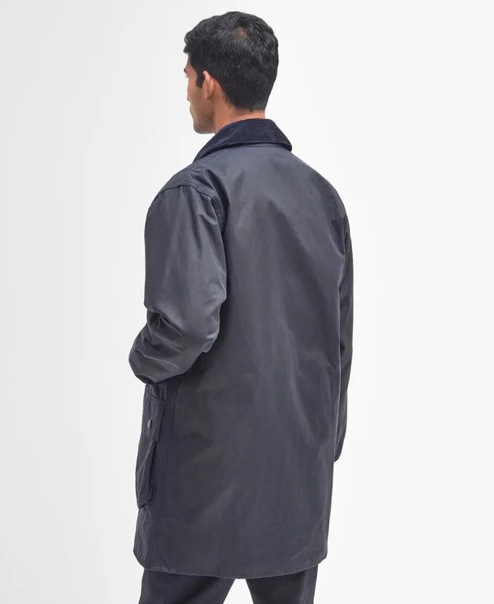 Borderu00ae Wax Jacket Navy Men Barbour Waxed Jackets