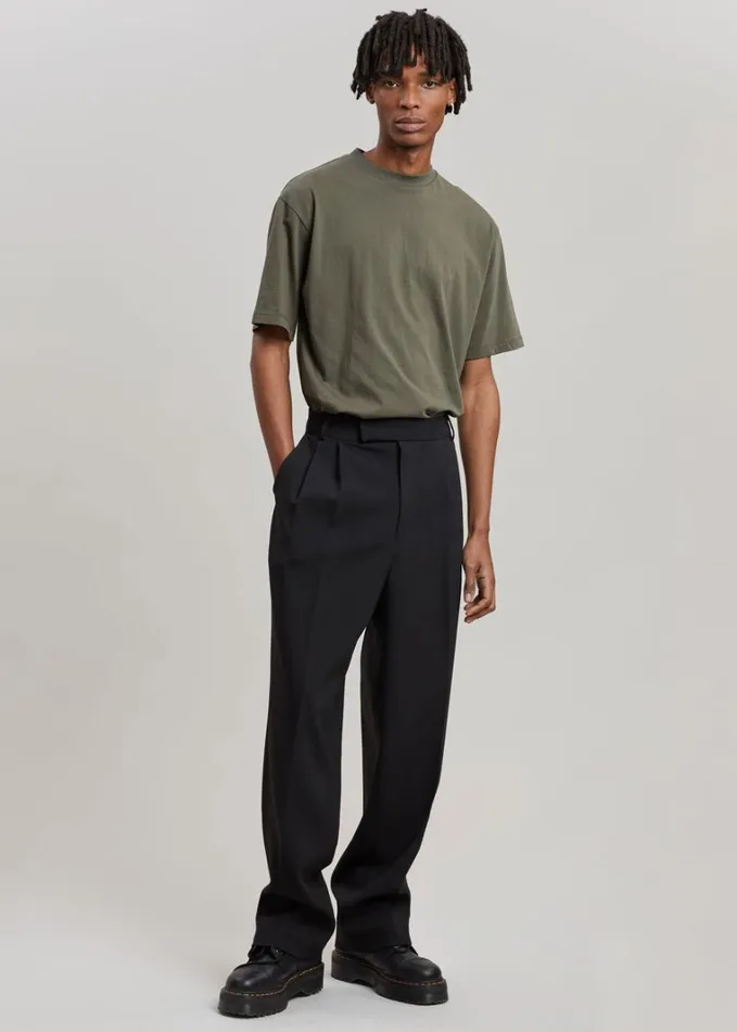 Bottoms Men The Frankie Shop Beo Suit Pants 8211 Black