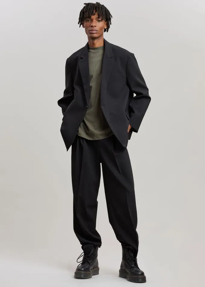 Bottoms Men The Frankie Shop Beo Suit Pants 8211 Black