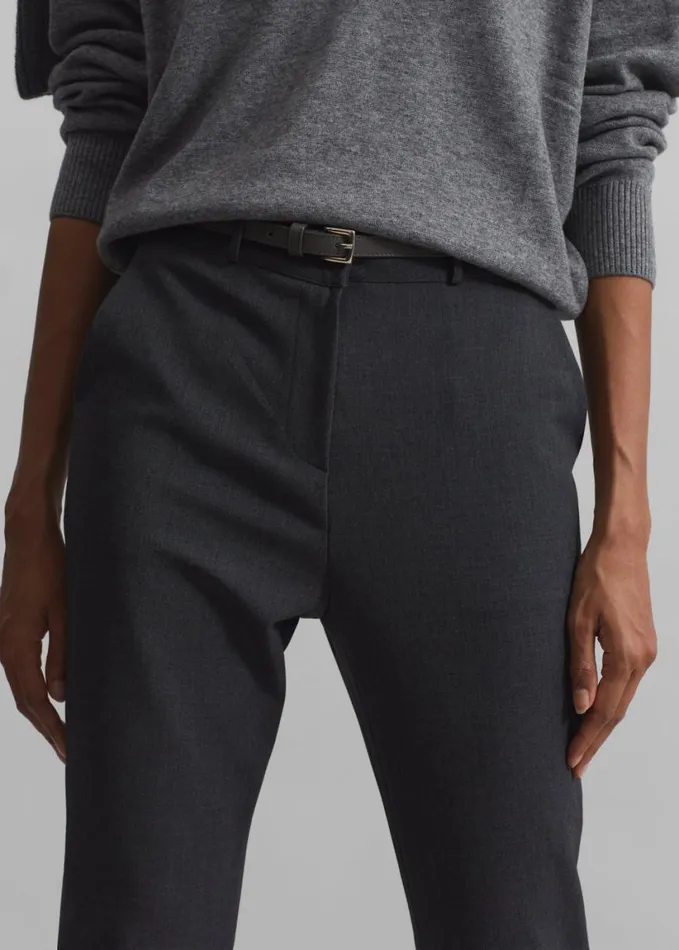 Bottoms Women The Frankie Shop Orsha Capri Pants 8211 Grey