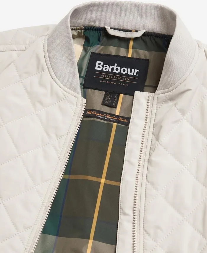 Bowhill Quilted Jacket Army Green Women Barbour Quilted Jackets