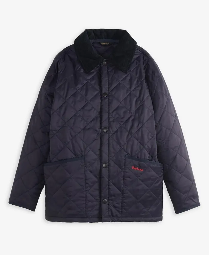 Boys039 Liddesdaleu00ae Quilted Jacket Dark Olivered Kids Barbour Jackets