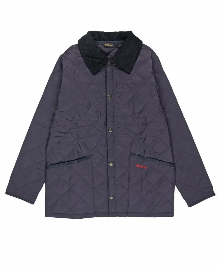 Boys039 Liddesdaleu00ae Quilted Jacket Dark Olivered Kids Barbour Jackets