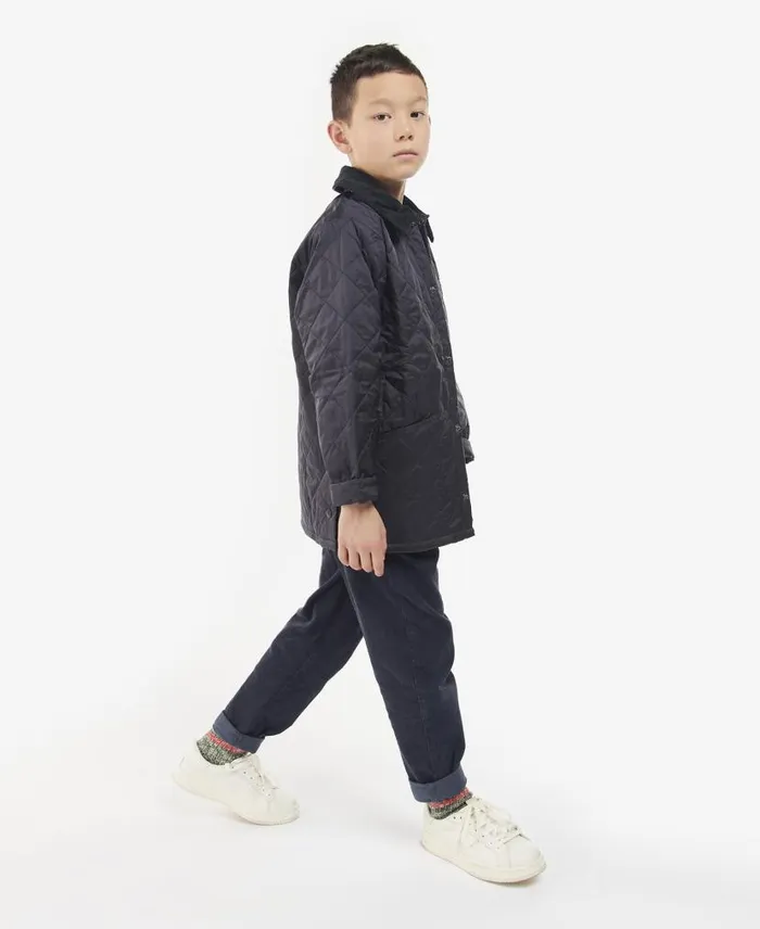 Boys039 Liddesdaleu00ae Quilted Jacket Dark Olivered Kids Barbour Jackets