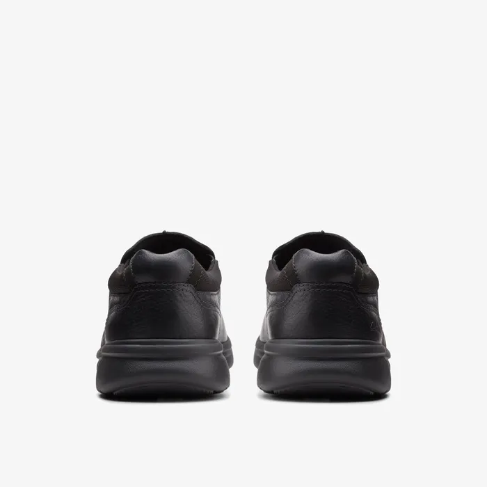 Bradley Free Black Tumbled Leather Men Clarks Casual Dress Shoes