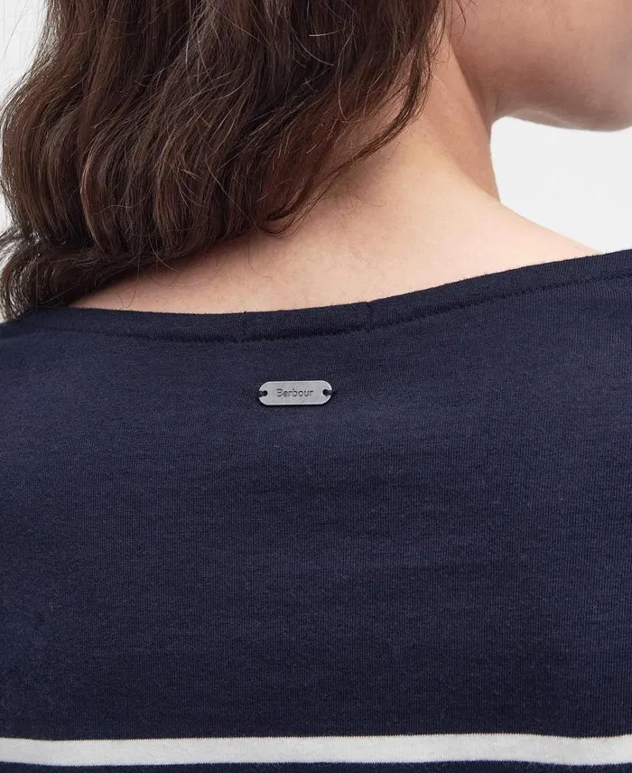 Bradley Striped LongSleeved TShirt Cloudnavy Women Barbour TShirts