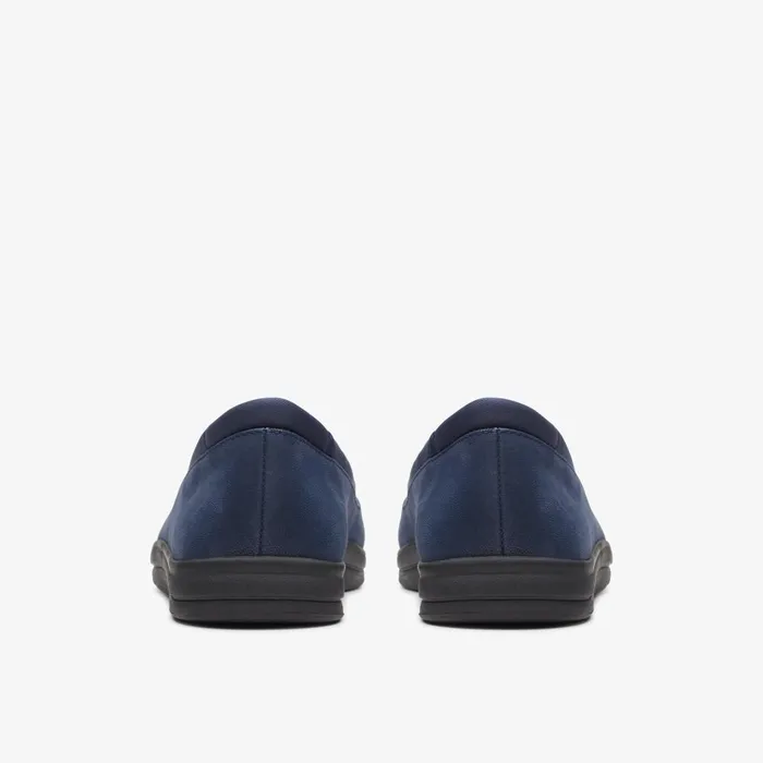 Breeze Ayla Navy Women Clarks Flats