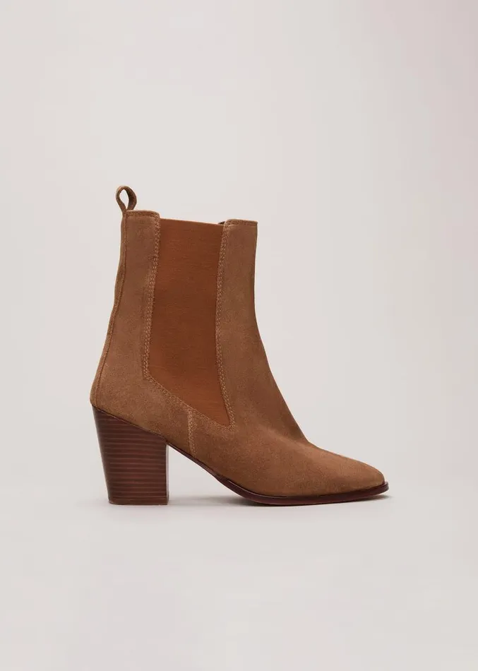 Brown Suede Cowboy Boots Tan Women Phase Eight Boots