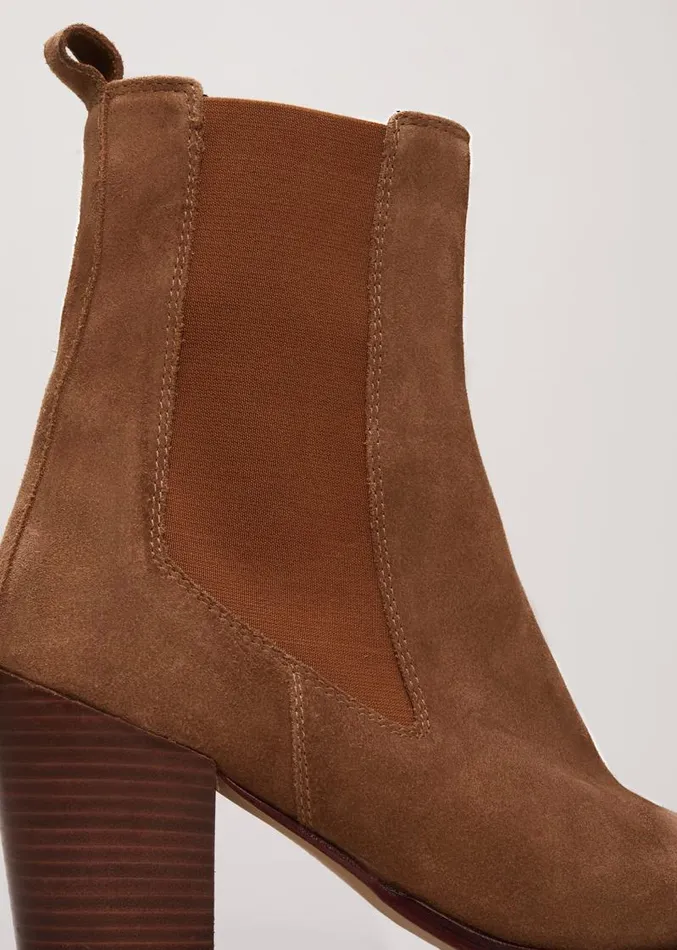 Brown Suede Cowboy Boots Tan Women Phase Eight Boots