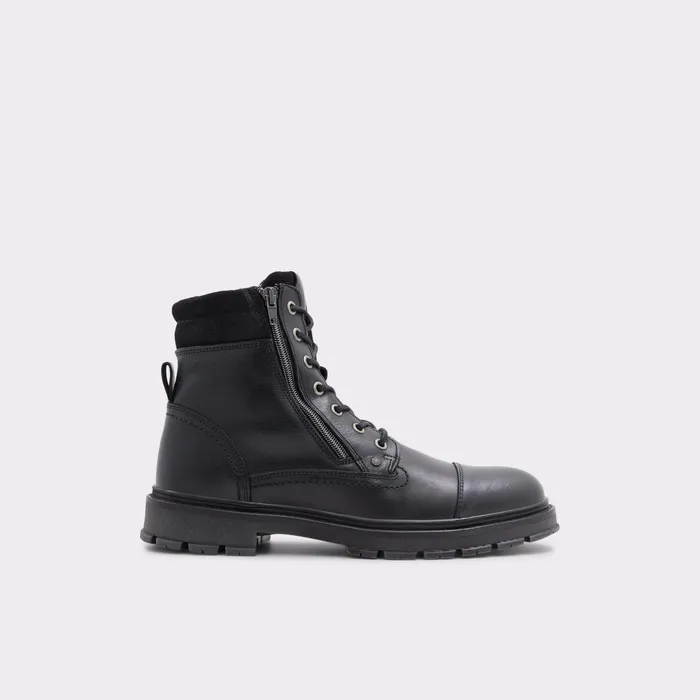 Caleseth Black Leather Smooth Men ALDO Boots