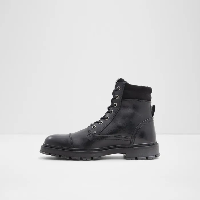 Caleseth Black Leather Smooth Men ALDO Boots