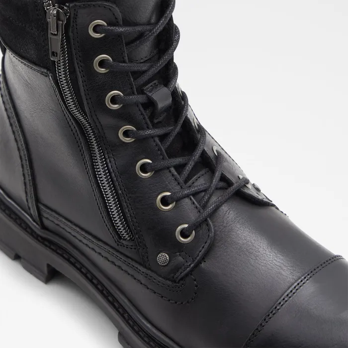 Caleseth Black Leather Smooth Men ALDO Boots