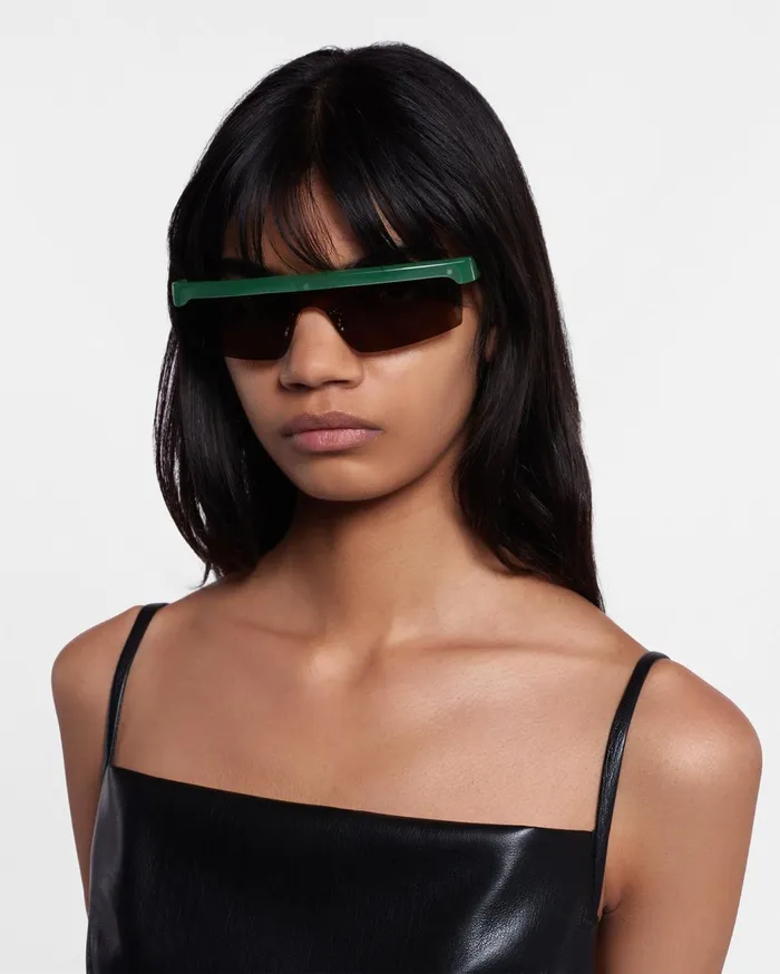 Callias BioPlastic Sunglasses Green Eyewear WomenMen Nanushka Eyewear