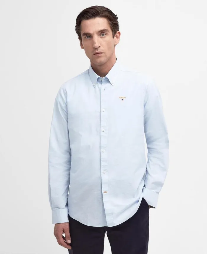 Camford Tailored Shirt Classic Navy Men Barbour Shirts