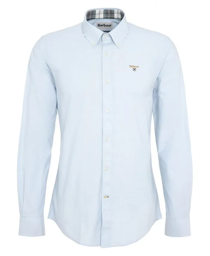 Camford Tailored Shirt Classic Navy Men Barbour Shirts