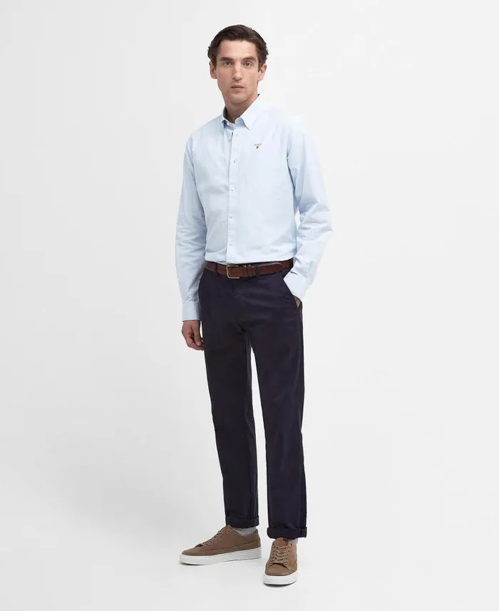 Camford Tailored Shirt Classic Navy Men Barbour Shirts