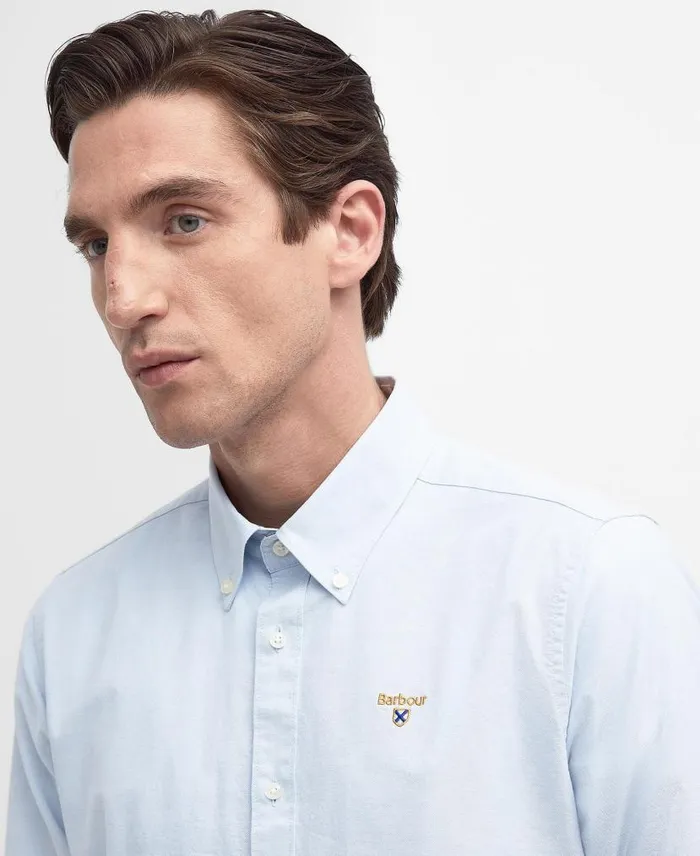 Camford Tailored Shirt Classic Navy Men Barbour Shirts