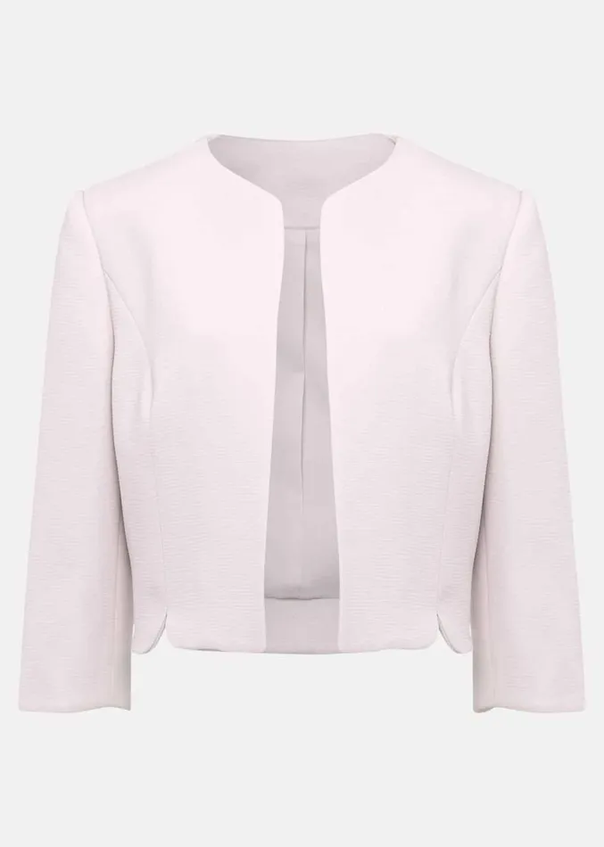 Cara Textured Jacket Misty Mauve Women Phase Eight Jackets