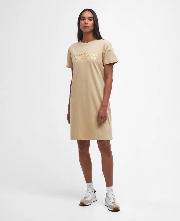 Carla Midi Dress Classic Black Women Barbour Dresses and Skirts