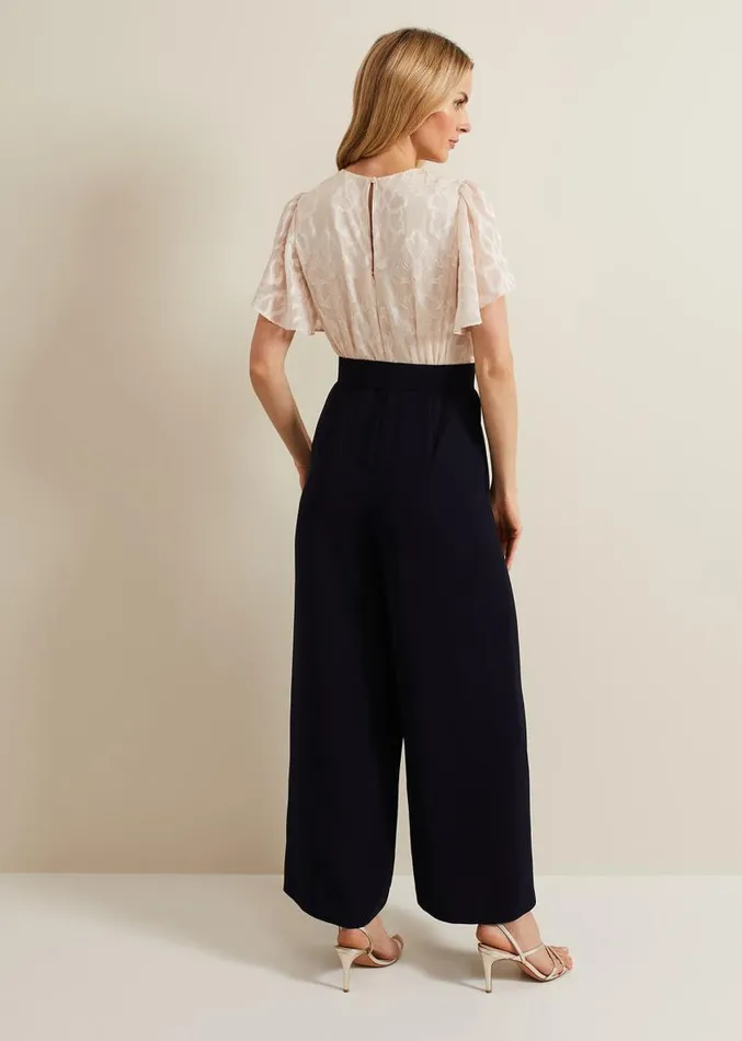 Carolyn Burnout Jumpsuit Multicoloured Women Phase Eight Dresses