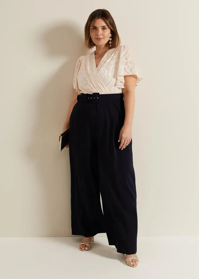 Carolyn Burnout Jumpsuit Multicoloured Women Phase Eight Dresses