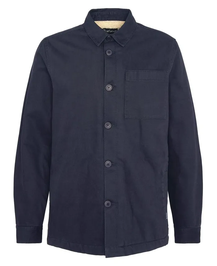 Casper Overshirt Classic Navy Men Barbour Shirts