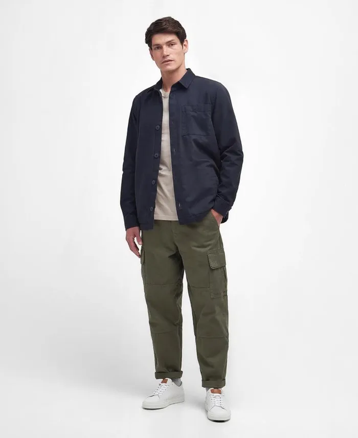 Casper Overshirt Classic Navy Men Barbour Shirts