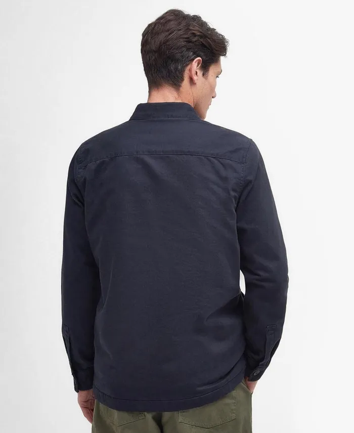 Casper Overshirt Classic Navy Men Barbour Shirts