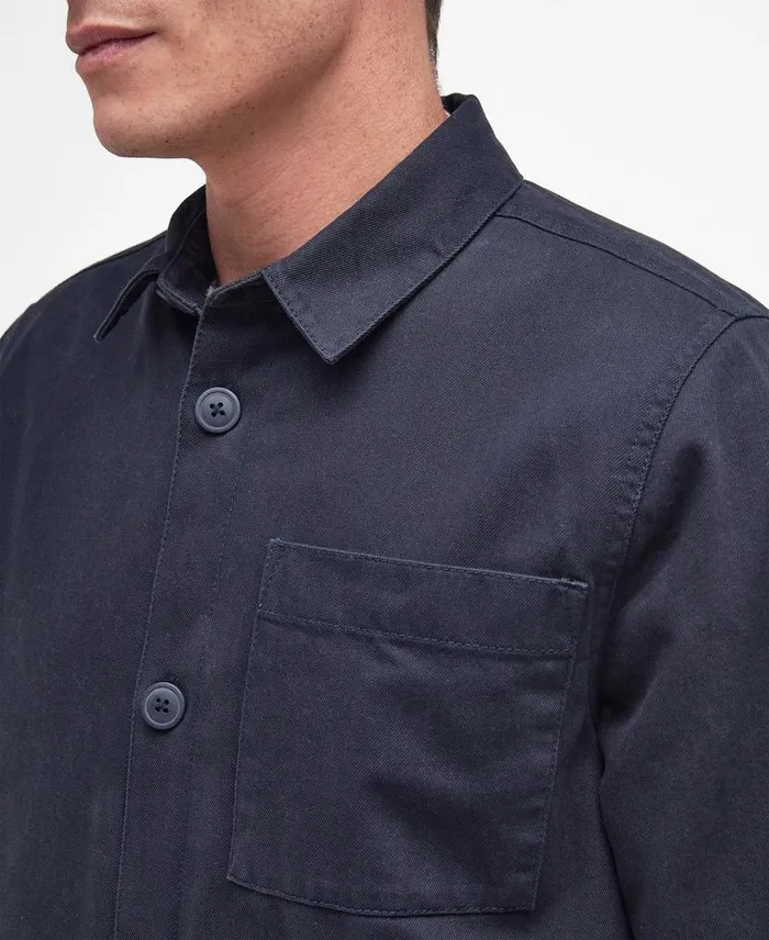 Casper Overshirt Classic Navy Men Barbour Shirts