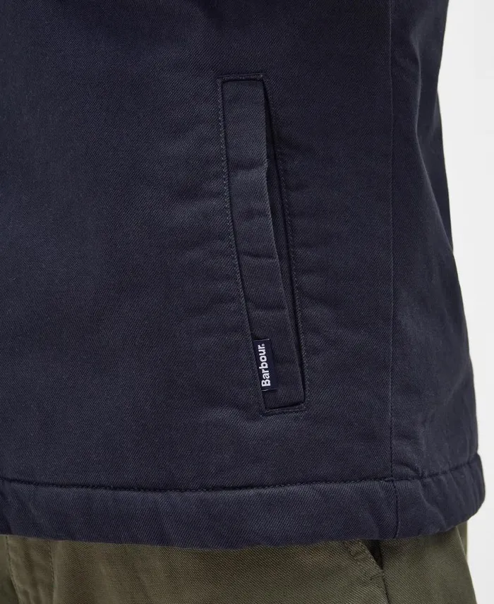 Casper Overshirt Classic Navy Men Barbour Shirts