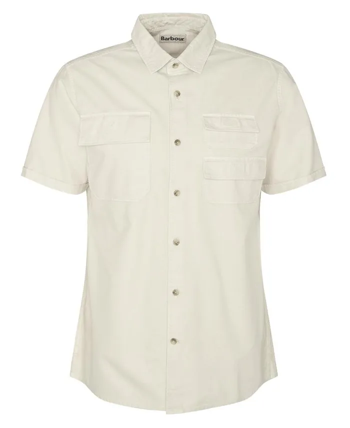 Catterick ShortSleeved Oxford Shirt Dark Slate Men Barbour Shirts
