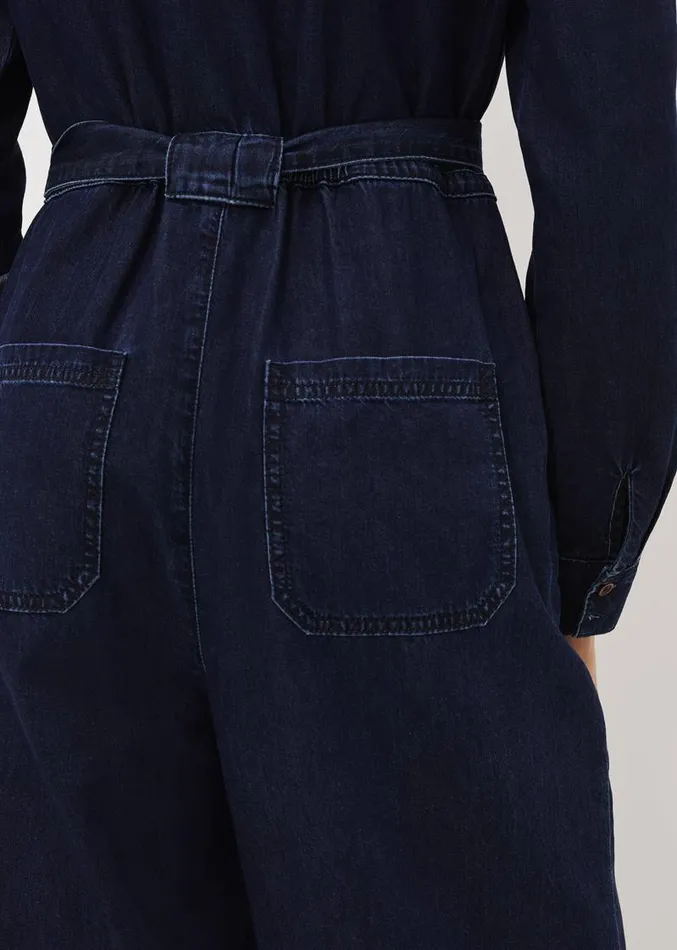 Cecile Denim Wide Leg Jumpsuit Denim Women Phase Eight Dresses