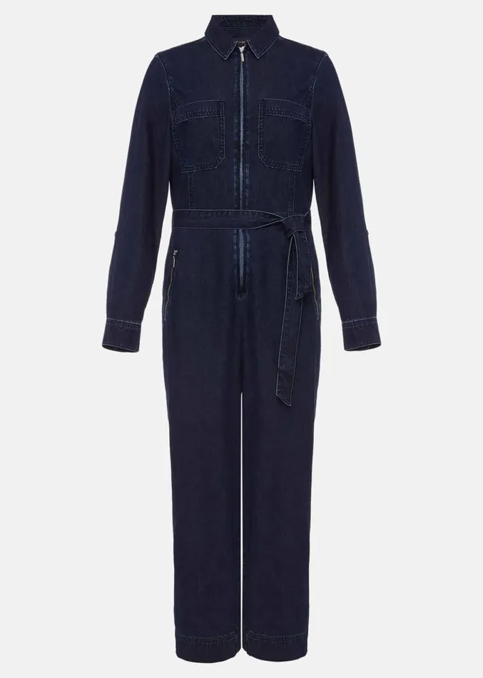 Cecile Denim Wide Leg Jumpsuit Denim Women Phase Eight Dresses