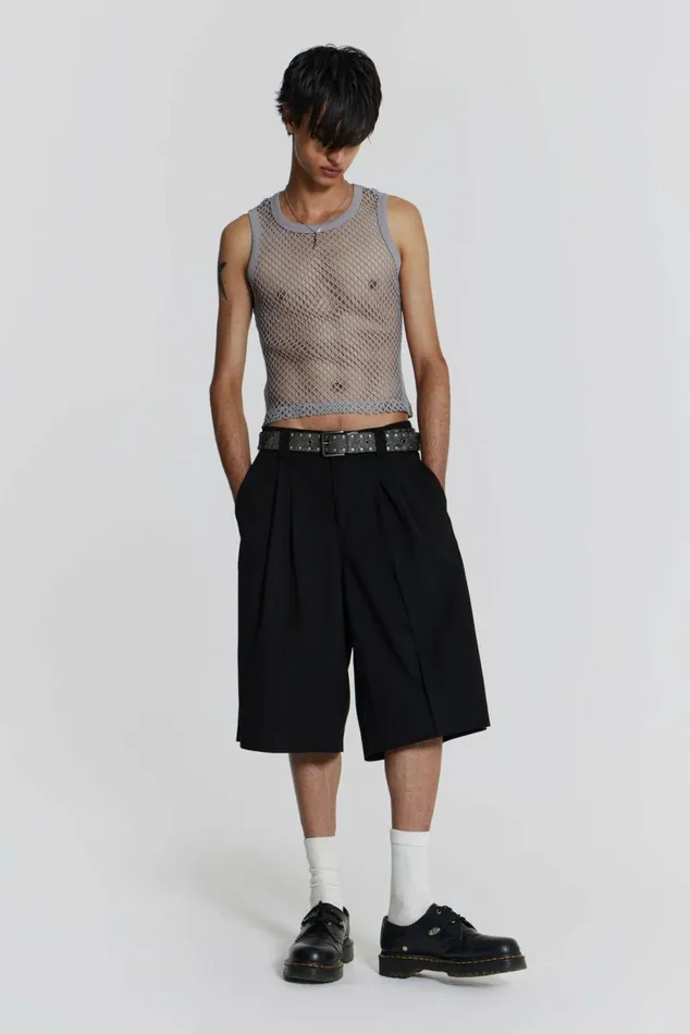 Chain Grey Vest Grey Men Jaded London Vests