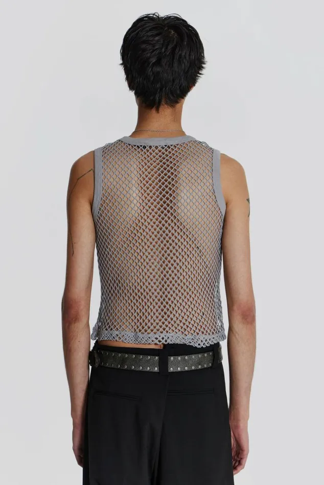Chain Grey Vest Grey Men Jaded London Vests