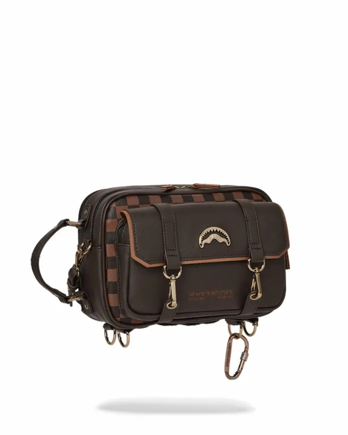 CHECKMATE ROYALE MESSENGER BRICK BAG Bags SPRAYGROUND